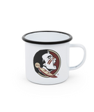 Florida State University FSU Seminoles 16 oz Large Mug Crow Canyon Home Enamelware