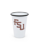 Florida State University FSU Seminoles 14 oz Tumbler Crow Canyon Home Enamelware