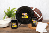 Louisiana State University LSU Tigers 14 oz Tumbler Crow Canyon Home Enamelware