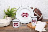 Mississippi State University MSU Bulldogs 14 oz Tumbler Crow Canyon Home Enamelware