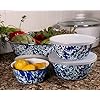 Ocean Swirl Enamelware Nesting Bowl, Set of 3